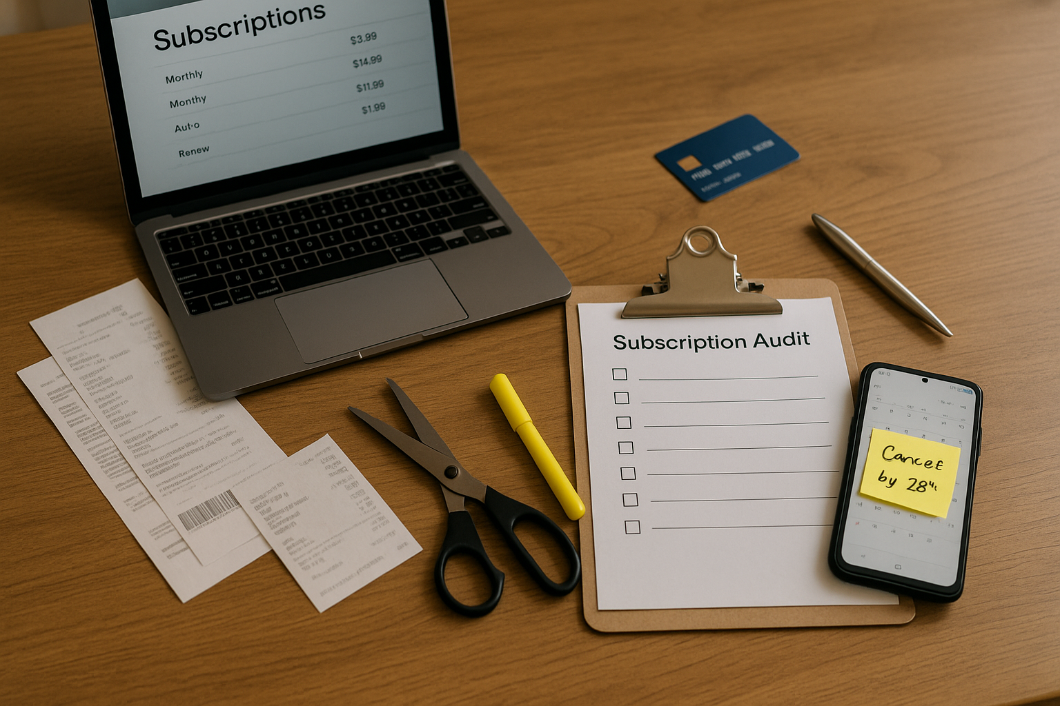 Subscription Audit: Cut Costs in 30 Minutes